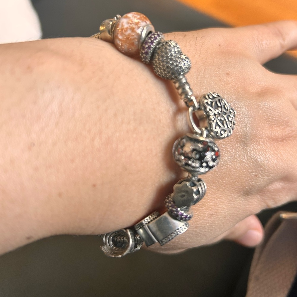 Pandora Bracelet with 9 charms